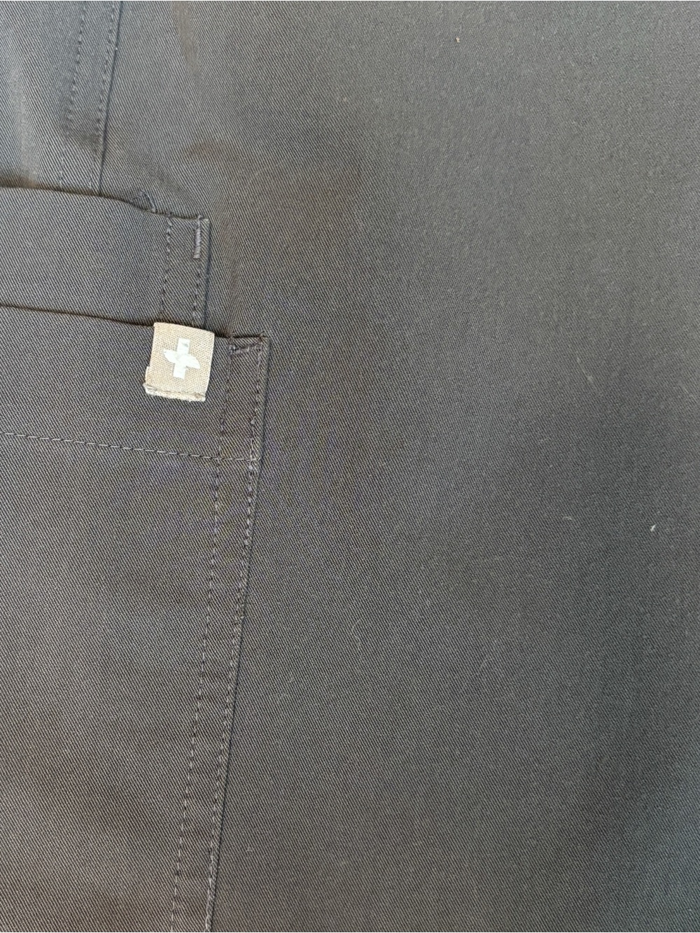 Figs Grey Straight Leg Cargo Scrub Pants with Utility Pockets - Picture 2 of 5